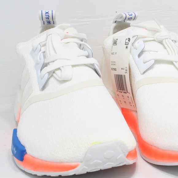 Adidas NMD_R1 Cloud White Orange - Picture 1 of 2